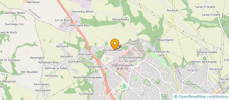 localisation de l'entreprise MONSIEUR YANN BALCON  LANDERNEAU