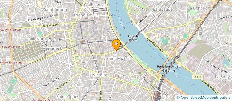 localisation de l'entreprise MONSIEUR YANN BARADEAU  BORDEAUX