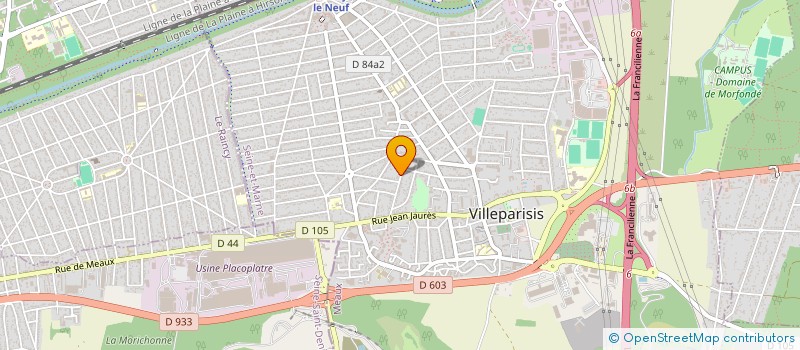 localisation de l'entreprise MONSIEUR YANN BARAGUAY  VILLEPARISIS