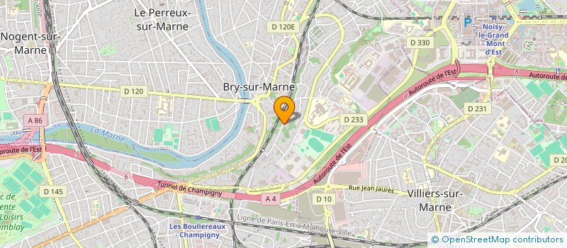 localisation de l'entreprise MONSIEUR YANN BARTHELEMY  BRY-SUR-MARNE