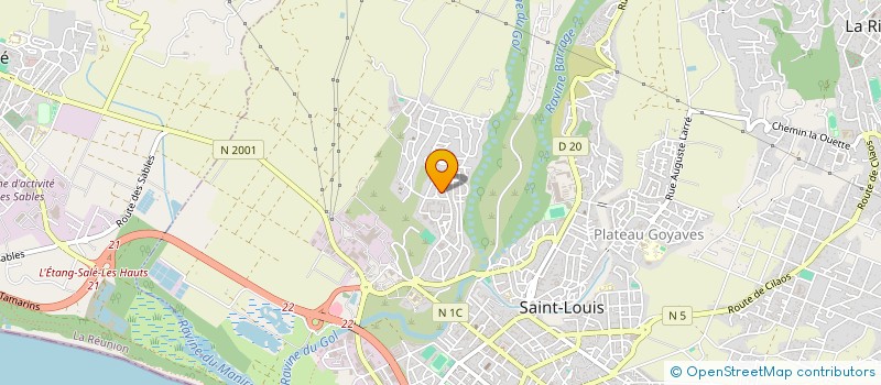 localisation de l'entreprise MONSIEUR YANN BATTY à SAINT-LOUIS