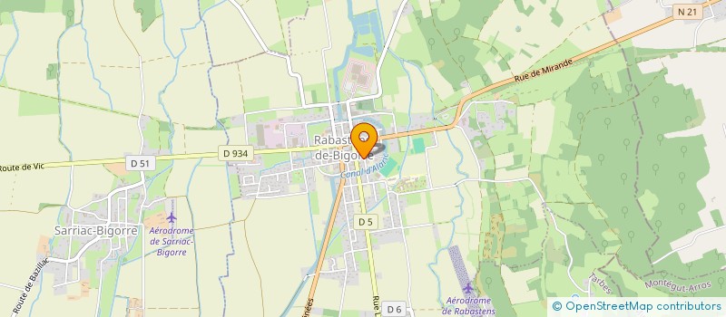 localisation de l'entreprise MONSIEUR YANN BAYLE  RABASTENS-DE-BIGORRE