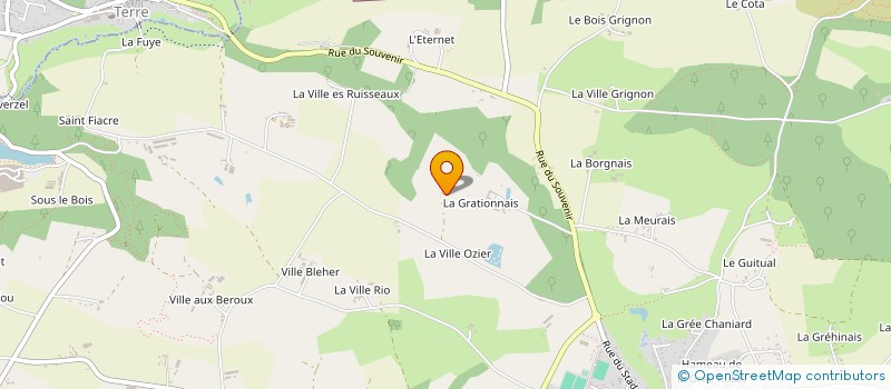 localisation de l'entreprise MONSIEUR YANN BEAUSON  MALANSAC