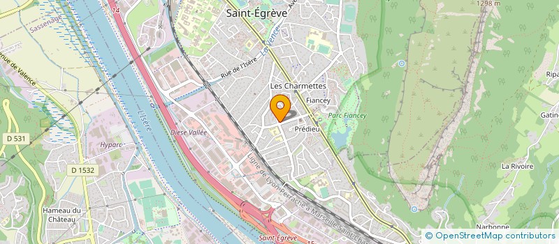 localisation de l'entreprise MONSIEUR YANN BEAUVALLET à SAINT-EGREVE