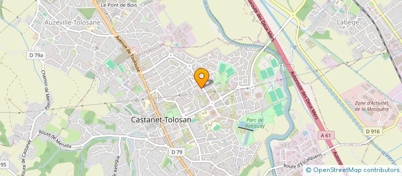 localisation de l'entreprise MONSIEUR YANN BELAIR à CASTANET-TOLOSAN