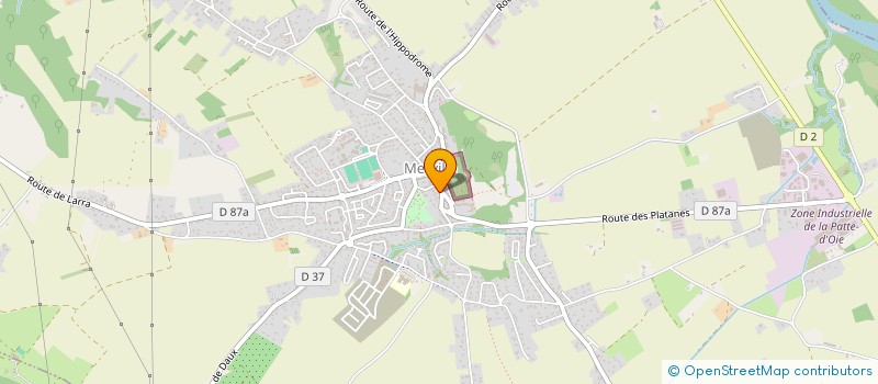 localisation de l'entreprise MONSIEUR YANN BELLANGER  MERVILLE