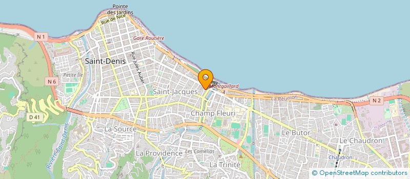 localisation de l'entreprise MONSIEUR YANN BELLANGER  SAINT-ANDRE