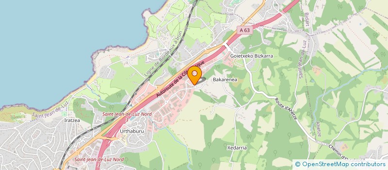 localisation de l'entreprise MONSIEUR YANN BELLEDENT à SAINT-JEAN-DE-LUZ