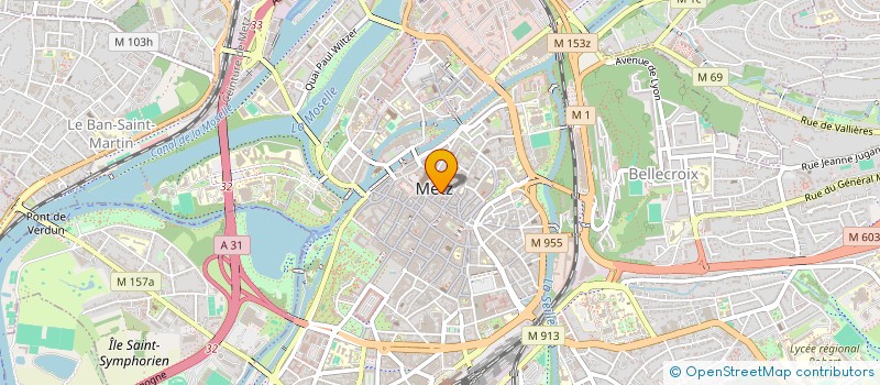 localisation de l'entreprise MONSIEUR YANN BELLIERES  METZ