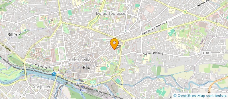 localisation de l'entreprise MONSIEUR YANN BELLOT à PAU