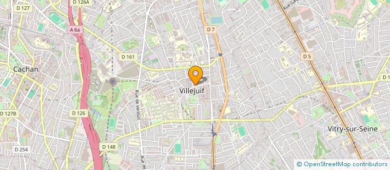 localisation de l'entreprise MONSIEUR YANN BENGUE ETEME  VILLEJUIF