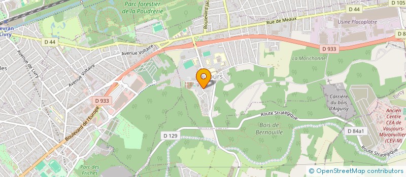 localisation de l'entreprise MONSIEUR YANN BERSOUX à VAUJOURS