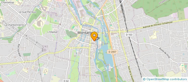 localisation de l'entreprise MONSIEUR YANN BERTHIER à MONTARGIS