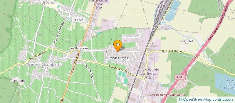 localisation de l'entreprise MONSIEUR YANN BERTHIER  GEVREY-CHAMBERTIN