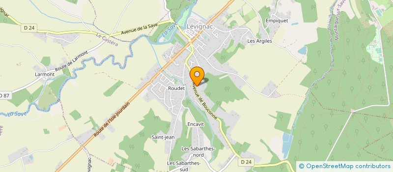 localisation de l'entreprise MONSIEUR YANN BERTIN  LASSERRE-PRADERE