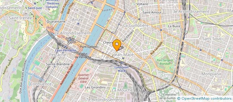 localisation de l'entreprise MONSIEUR YANN BERTRAND  LYON