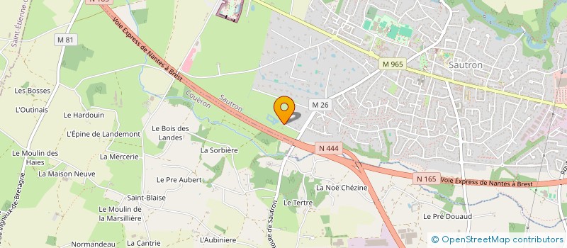 localisation de l'entreprise MONSIEUR YANN BESCOND  SAUTRON