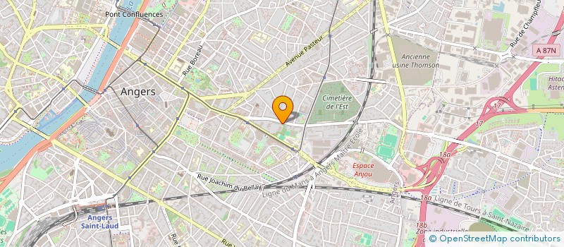localisation de l'entreprise MONSIEUR YANN BESCOND  ANGERS