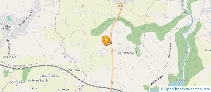 localisation de l'entreprise MONSIEUR YANN BIANAY  LA MEAUGON