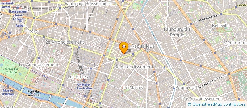 localisation de l'entreprise MONSIEUR YANN BIDAUX  PARIS