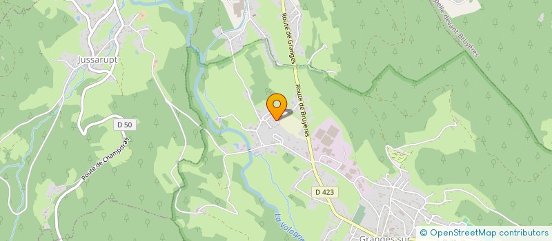 localisation de l'entreprise MONSIEUR YANN BINDA  GRANGES-AUMONTZEY