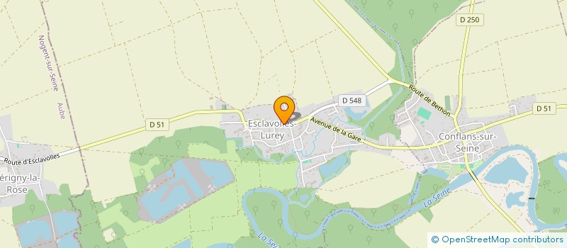 localisation de l'entreprise MONSIEUR YANN BIREN  ESCLAVOLLES-LUREY