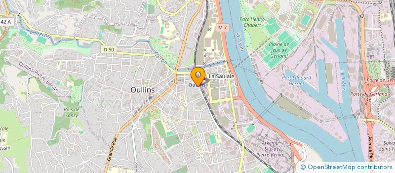 localisation de l'entreprise MONSIEUR YANN BISSON  OULLINS-PIERRE-BENITE