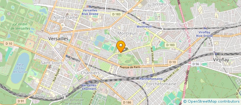 localisation de l'entreprise MONSIEUR YANN BIZEUL à VERSAILLES