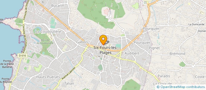 localisation de l'entreprise MONSIEUR YANN BLANCHET à SIX-FOURS-LES-PLAGES