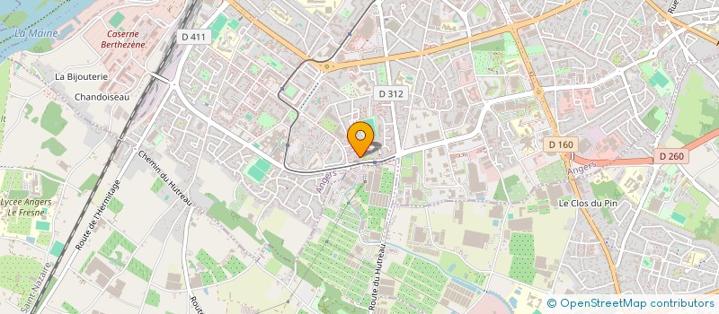 localisation de l'entreprise MONSIEUR YANN BLANDIN  ANGERS