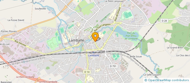 localisation de l'entreprise MONSIEUR YANN BLEVIN à LAMBALLE-ARMOR