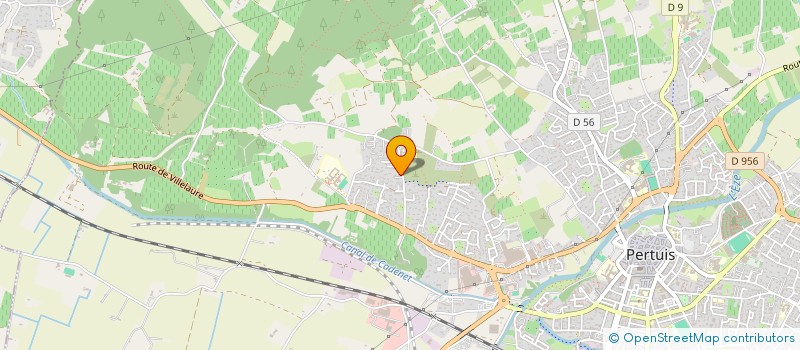 localisation de l'entreprise MONSIEUR YANN BLONDEAU-COULET  PERTUIS