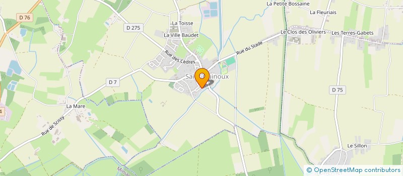 localisation de l'entreprise MONSIEUR YANN BLONDEL  SAINT-GUINOUX