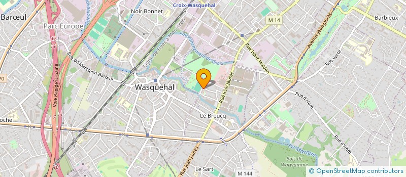 localisation de l'entreprise MONSIEUR YANN BLOT à VILLENEUVE-D'ASCQ