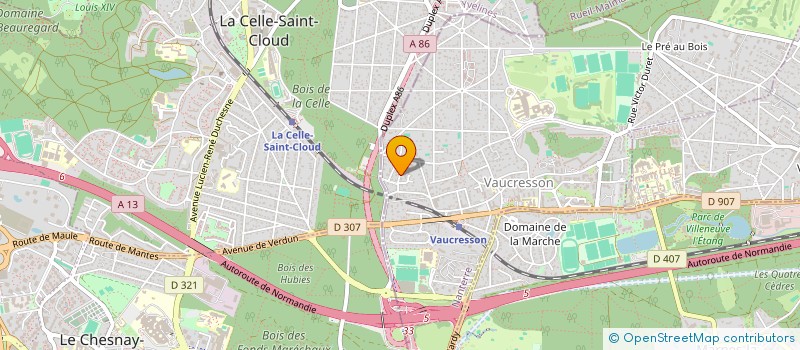 localisation de l'entreprise MONSIEUR YANN BOESSE  VAUCRESSON