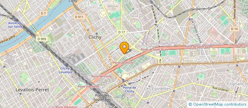 localisation de l'entreprise MONSIEUR YANN BOMBEY BOMBEY à CLICHY