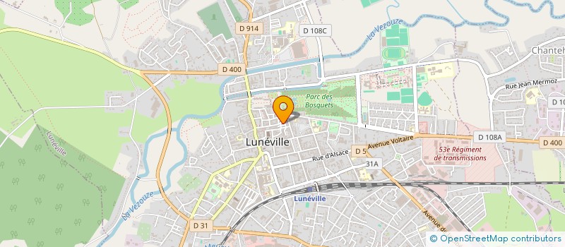 localisation de l'entreprise MONSIEUR YANN BONACORSI  LUNEVILLE