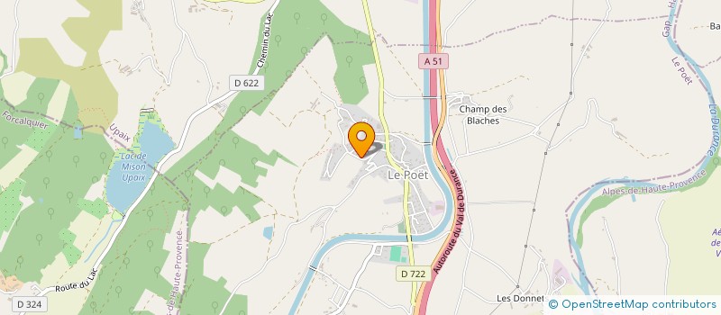 localisation de l'entreprise MONSIEUR YANN BONCOMPAGNI  LE POET