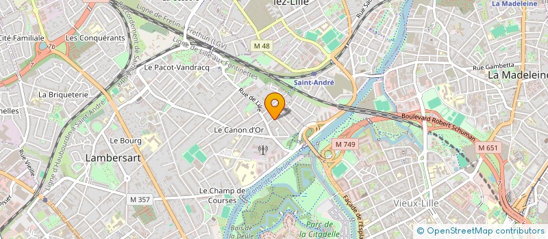 localisation de l'entreprise MONSIEUR YANN BONICI à LAMBERSART