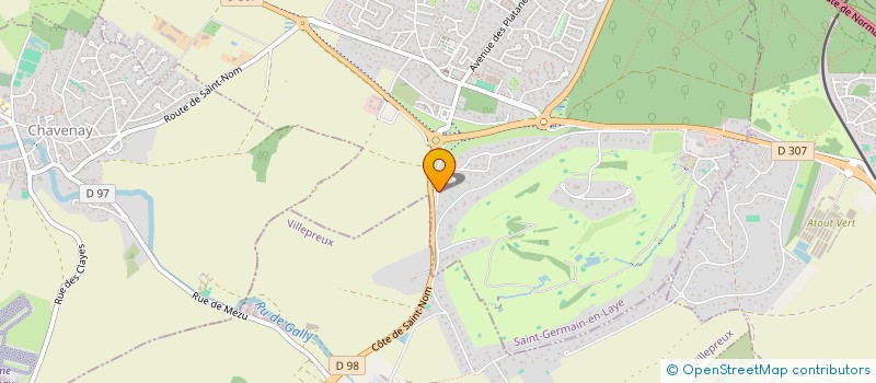 localisation de l'entreprise MONSIEUR YANN BORDES  SAINT-NOM-LA-BRETECHE