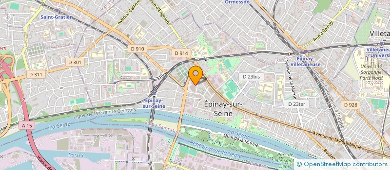 localisation de l'entreprise MONSIEUR YANN BORNE à EPINAY-SUR-SEINE