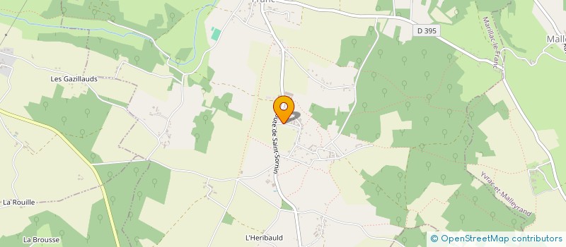 localisation de l'entreprise MONSIEUR YANN BORREGA  MARILLAC-LE-FRANC