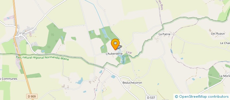localisation de l'entreprise MONSIEUR YANN BOUDEHENT à LA LANDE-DE-GOULT