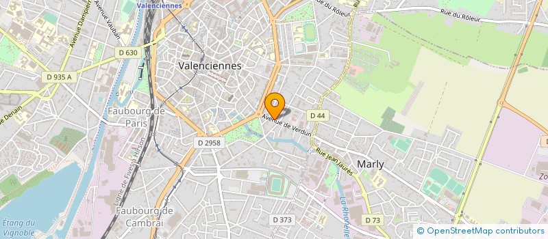 localisation de l'entreprise MONSIEUR YANN BOUET à VALENCIENNES