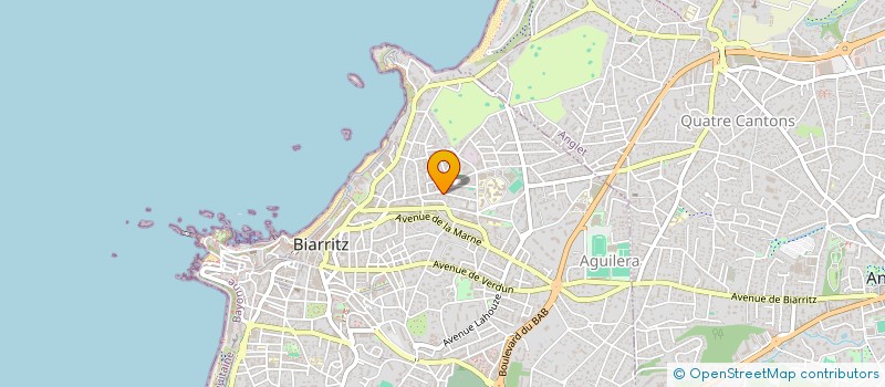 localisation de l'entreprise MONSIEUR YANN BOUJU à BIARRITZ