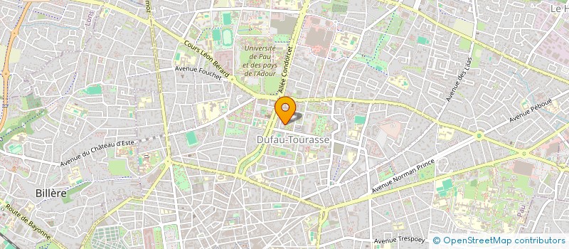 localisation de l'entreprise MONSIEUR YANN BOULANGER à PAU
