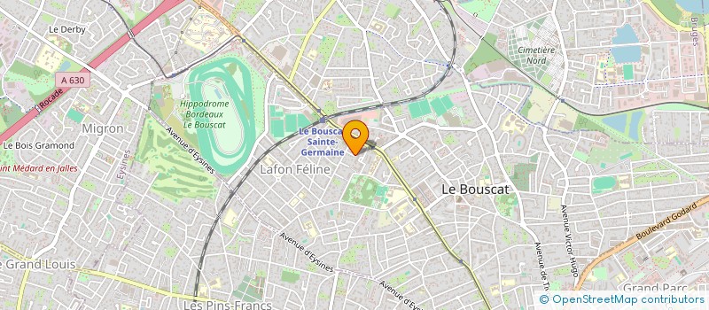 localisation de l'entreprise MONSIEUR YANN BOULORE  LE BOUSCAT