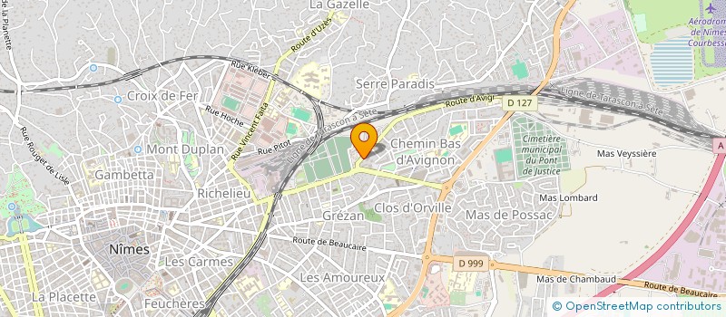 localisation de l'entreprise MONSIEUR YANN BOURBOTTE  NIMES