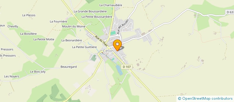 localisation de l'entreprise MONSIEUR YANN BOURGEOIS à CETON