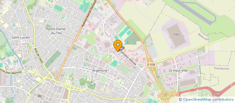 localisation de l'entreprise MONSIEUR YANN BOURHIS  BEAUVAIS